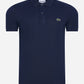 slim fit polo lacoste navy