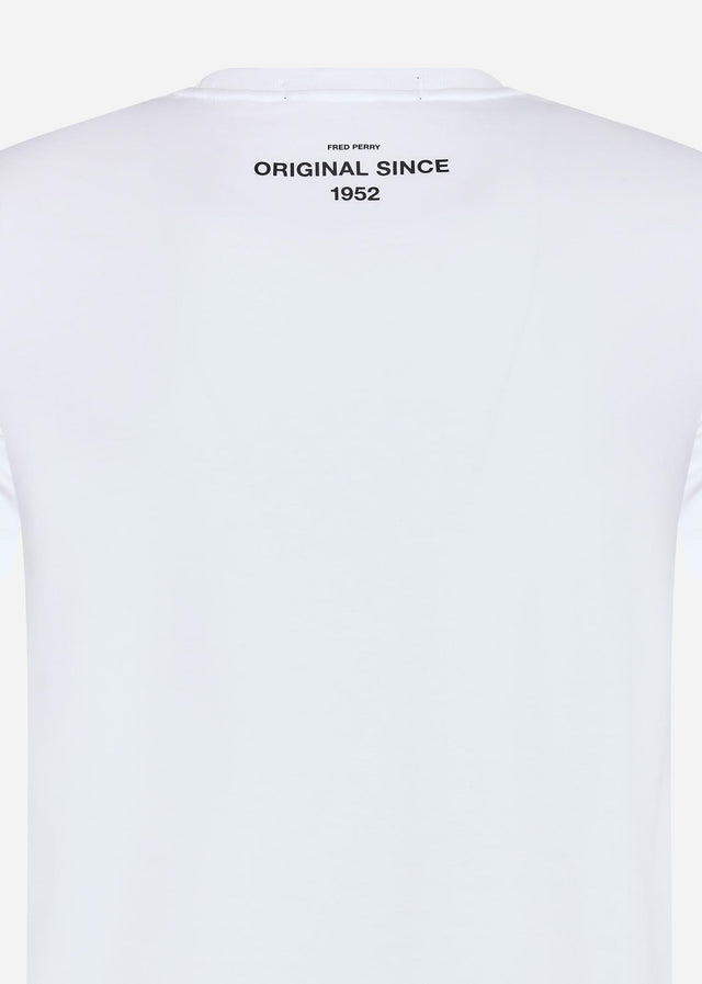 Fred Perry T-shirts  Flock laurel wreath t-shirt - white 