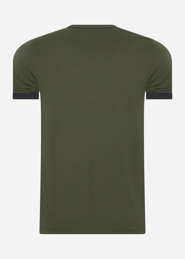 Fred Perry T-shirts  Ringer t-shirt - hunting green 