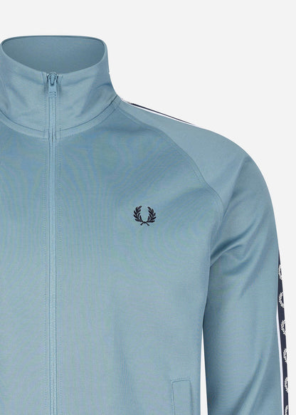 Fred Perry Vesten  Contrast tape track jacket - ash blue navy 