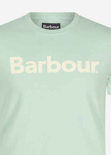 Barbour T-shirts  Logo tee - dusty mint 
