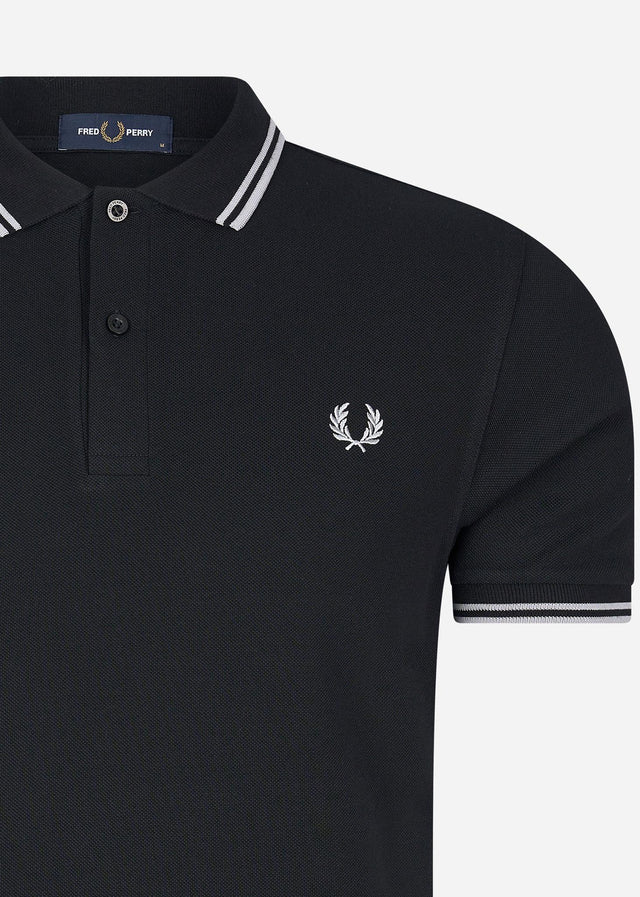 Fred Perry Polos  Back graphic polo shirt - black 