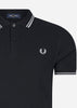 Fred Perry Polo's  Back graphic polo shirt - black 