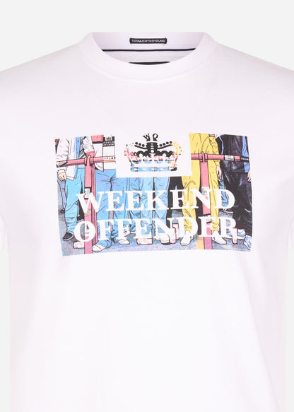 Weekend Offender T-shirts  Bissel - white 