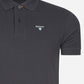 barbour sports polo - grey navy
