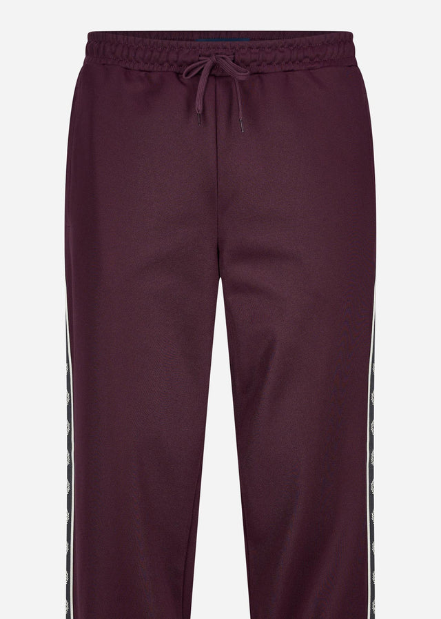 Fred Perry Joggers  Seasonal taped track pant - oxblood gunmetal 