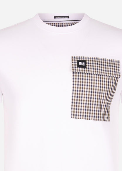 Weekend Offender T-shirts  Gorman - white 