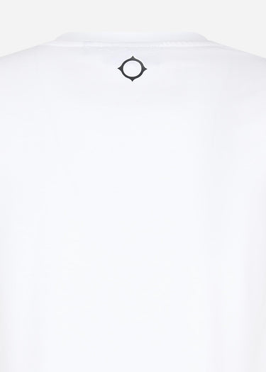 MA.Strum T-shirts  MA.Strum block print tee - optic white 