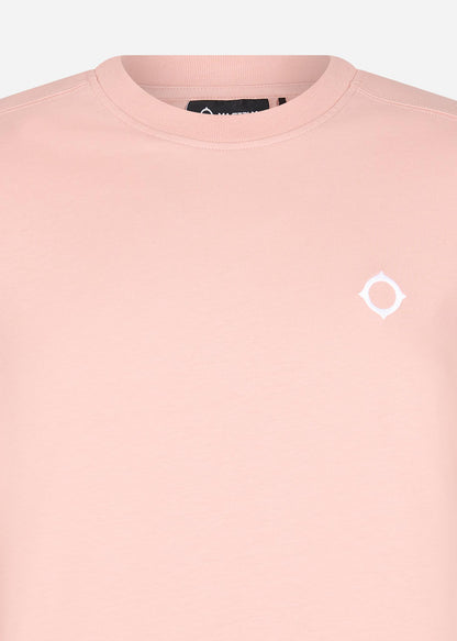 MA.Strum T-shirts  SS icon tee - mud pink 