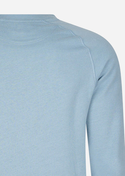 Barbour International Truien  Essential crew neck sweat - powder blue 