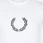 Fred Perry T-shirts  Laurel wreath graphic t-shirt - white 