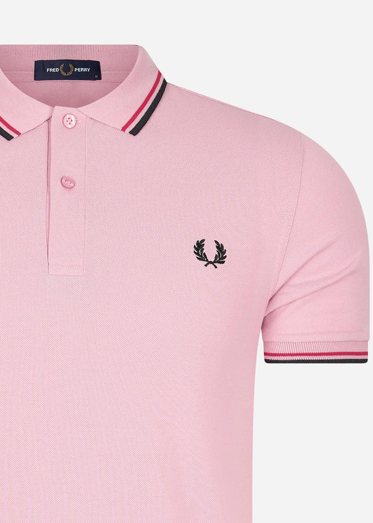 fred perry polo chalky pink