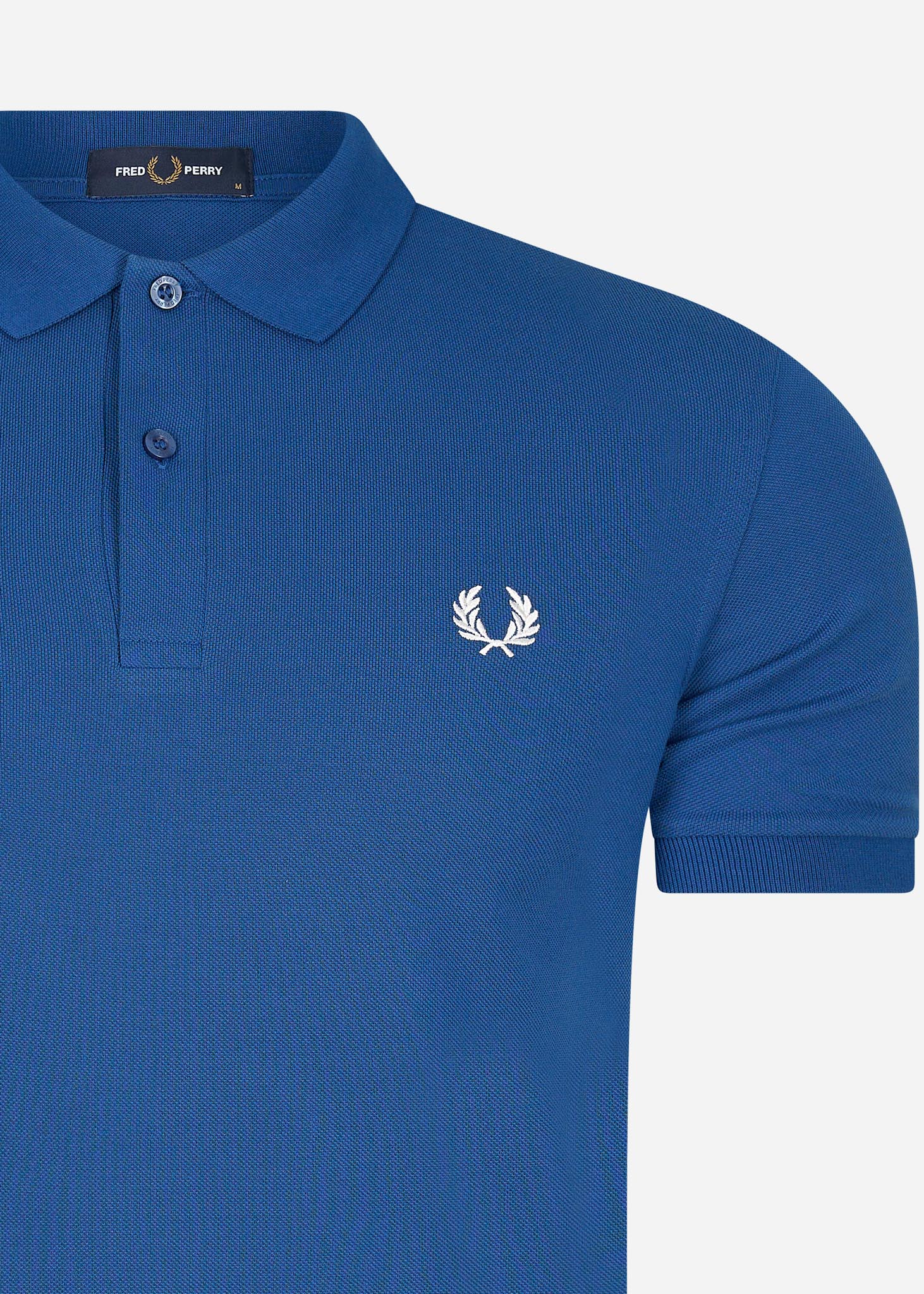 fred perry polo blauw