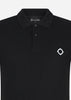 MA.Strum Polo's  SS pique polo - jet black 