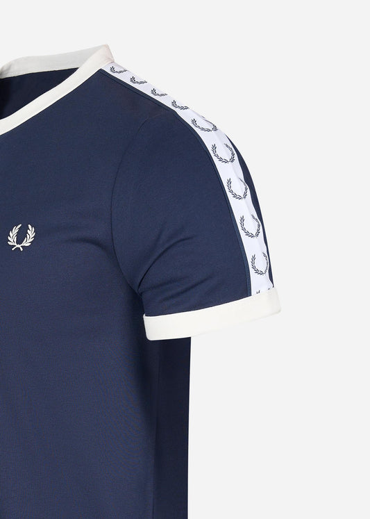 Fred Perry T-shirts  Taped ringer t-shirt - carbon blue 