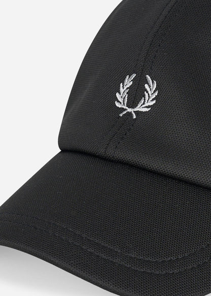 Fred Perry Petten  Contrast tape tricot cap - black 