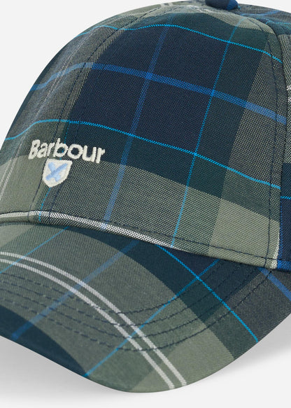 Barbour Petten  Tartan sports cap - kielder blue 