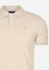 Hackett London Polo's  Cotton pique polo shirt - silver lining 