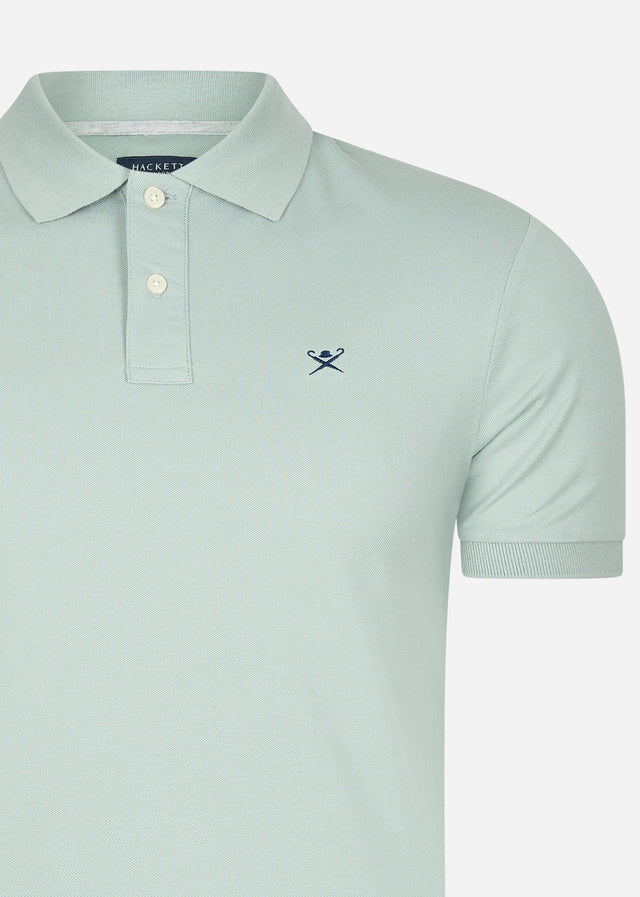 Hackett London Polos  Cotton pique polo shirt - duck egg 