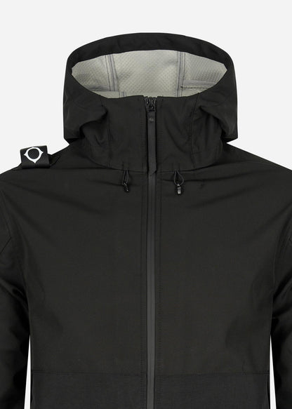 MA.Strum Jassen  Softshell hooded jacket - jet black 