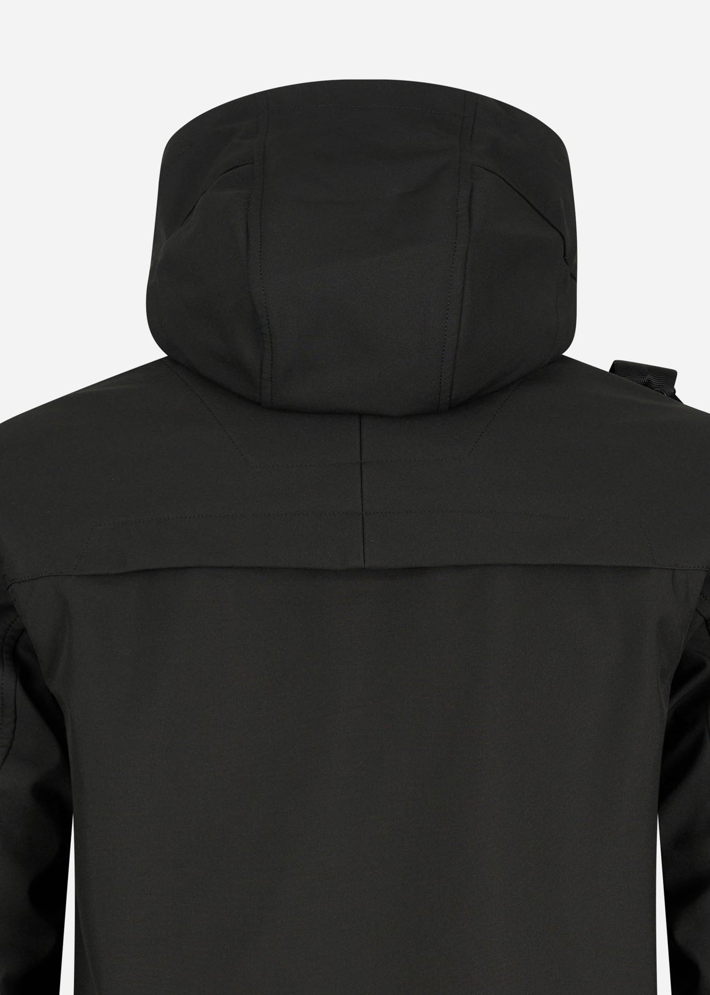 Softshell hooded jacket - jet black