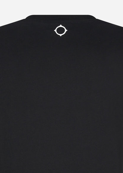 MA.Strum T-shirts  MA.Strum block print tee - jet black 