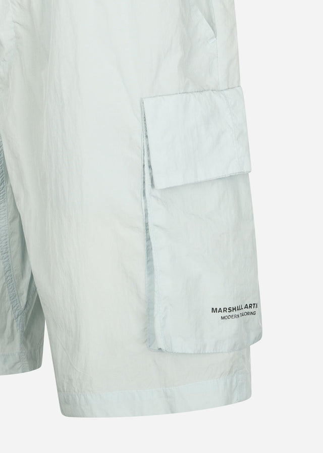 Marshall Artist Shorts  Krinkle nylon cargo short - dolphin grey 