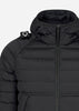 MA.Strum Jassen  Hooded down jacket - jet black 