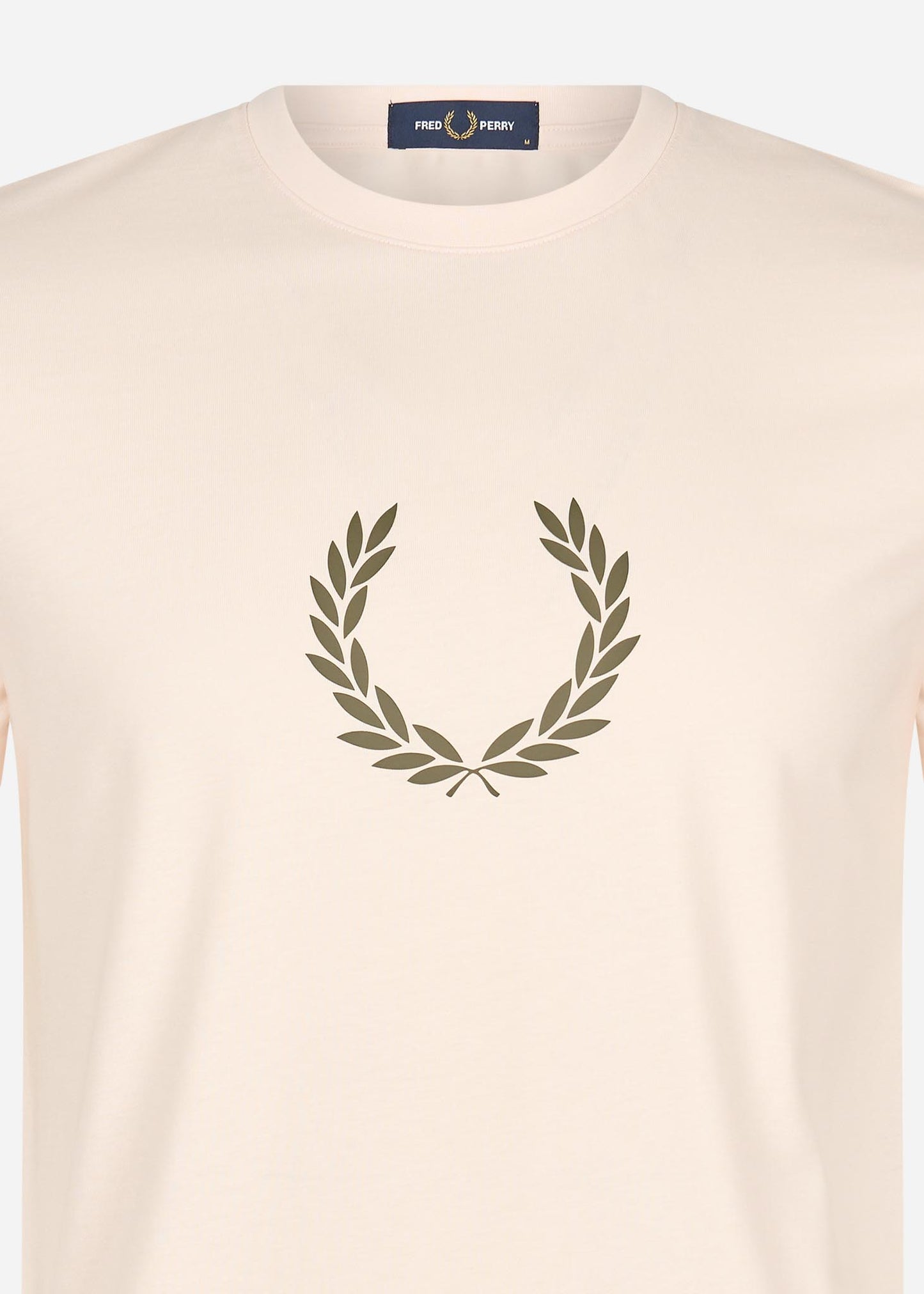 Laurel wreath graphic t-shirt - silky peach