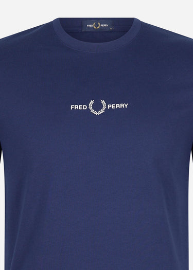 Fred Perry T-shirts  Embroidered t-shirt - french navy 