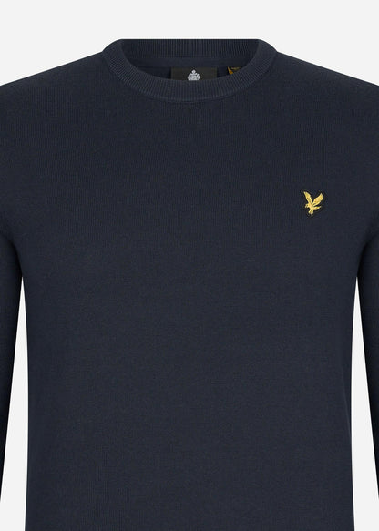 Lyle & Scott Truien  Cotton crew neck jumper - dark navy 