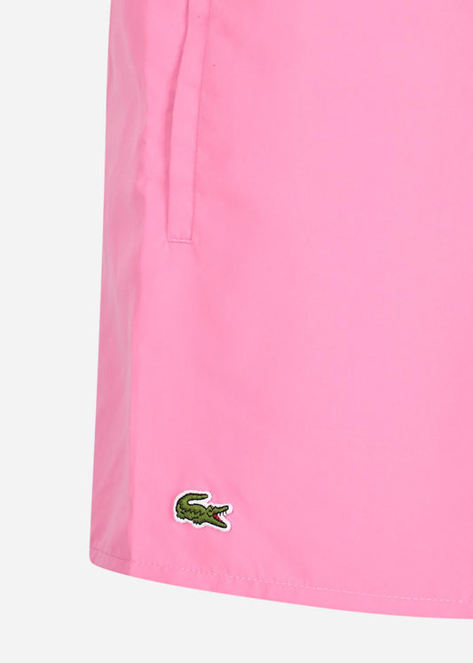 Lacoste Zwembroeken  Swimming trunks - reseda pink green 