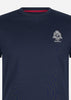 Hackett London T-shirts  Heritage logo tee - navy blazer 