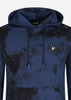 Lyle & Scott Hoodies  Erosion print hoodie - navy 