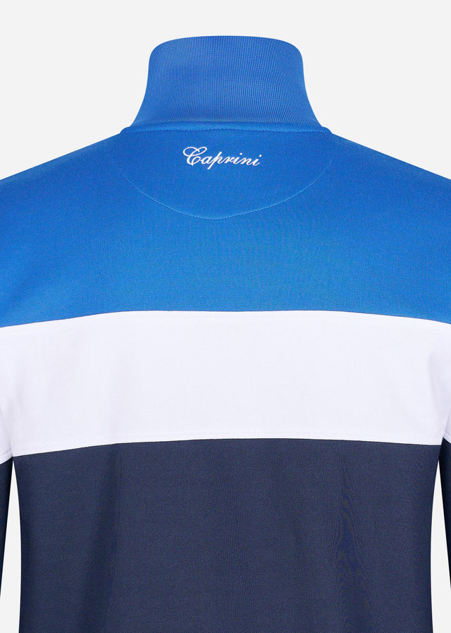 Ellesse Cardigans  Caprini track top - blue navy white 