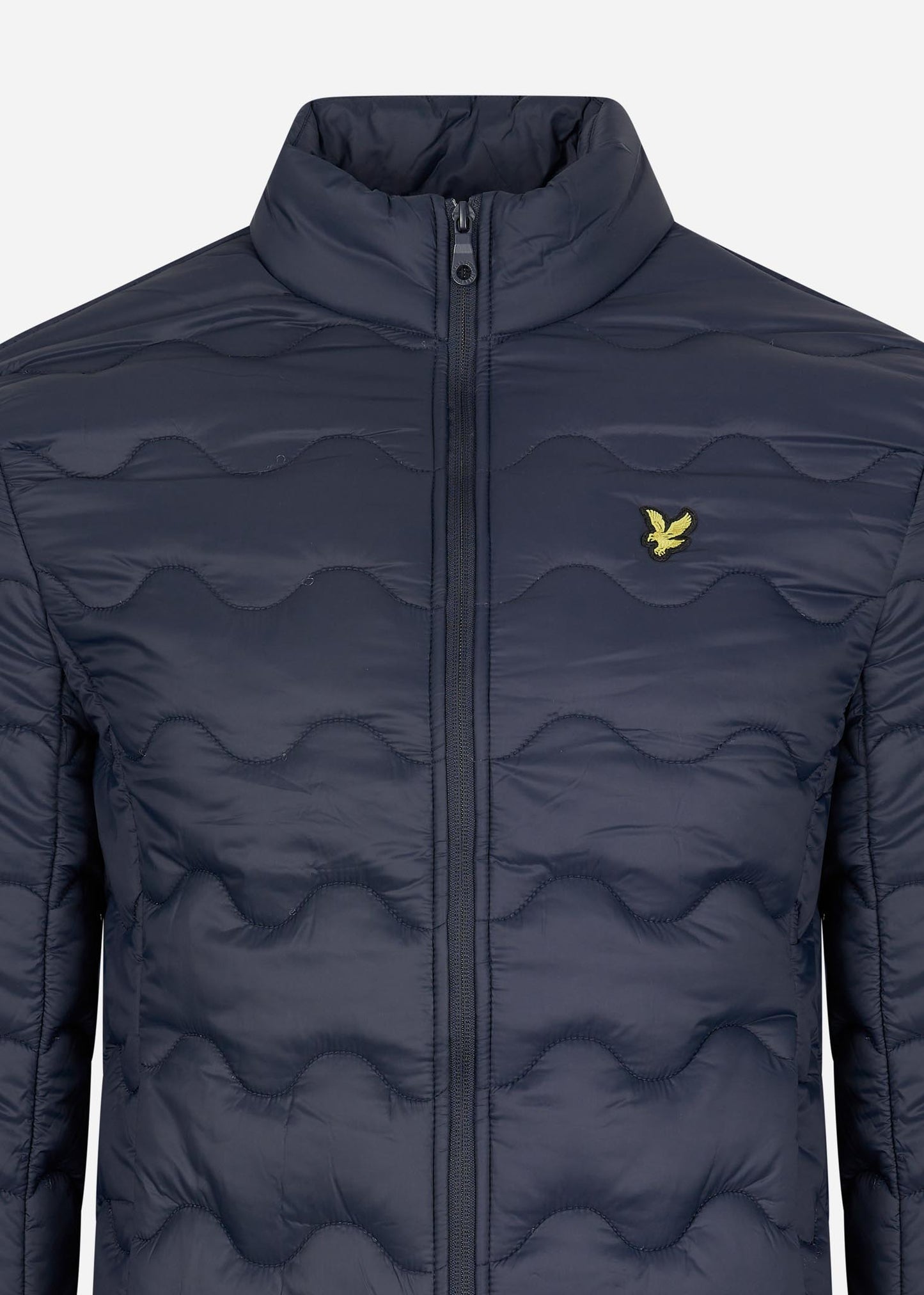 Crest quilted jacket - dark navy