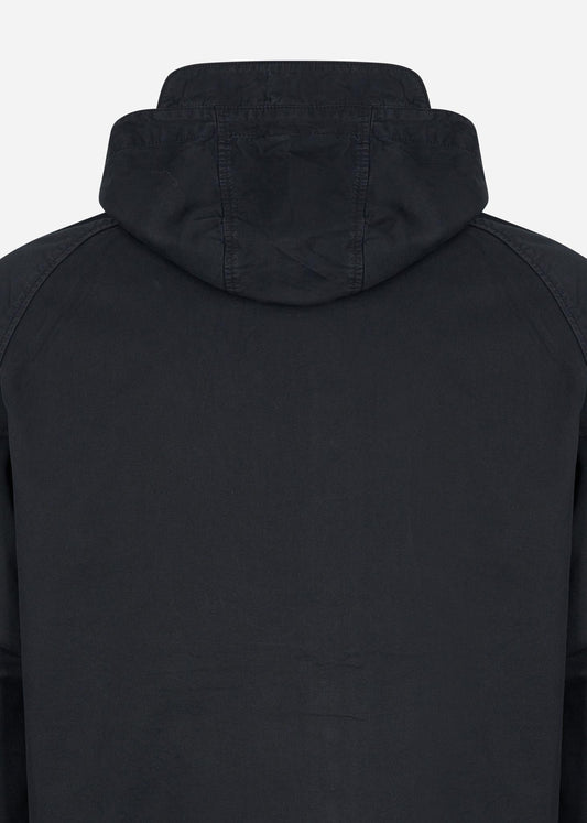Lyle & Scott Jassen  Garment dyed zip through jacket - dark navy 