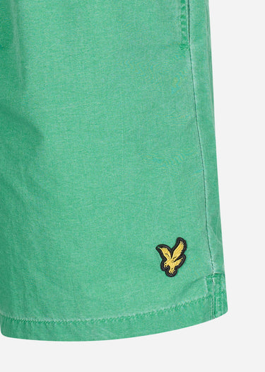 Lyle & Scott Zwembroeken  Salt wash swim shorts - grid green 