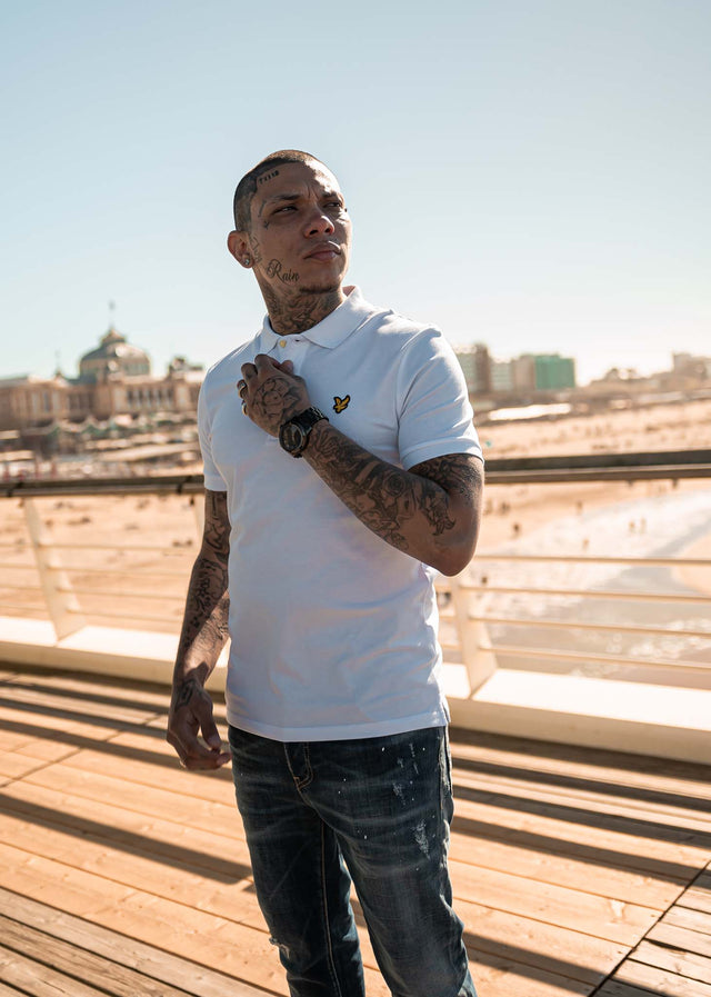 Lyle & Scott Polos  Plain polo shirt - white 