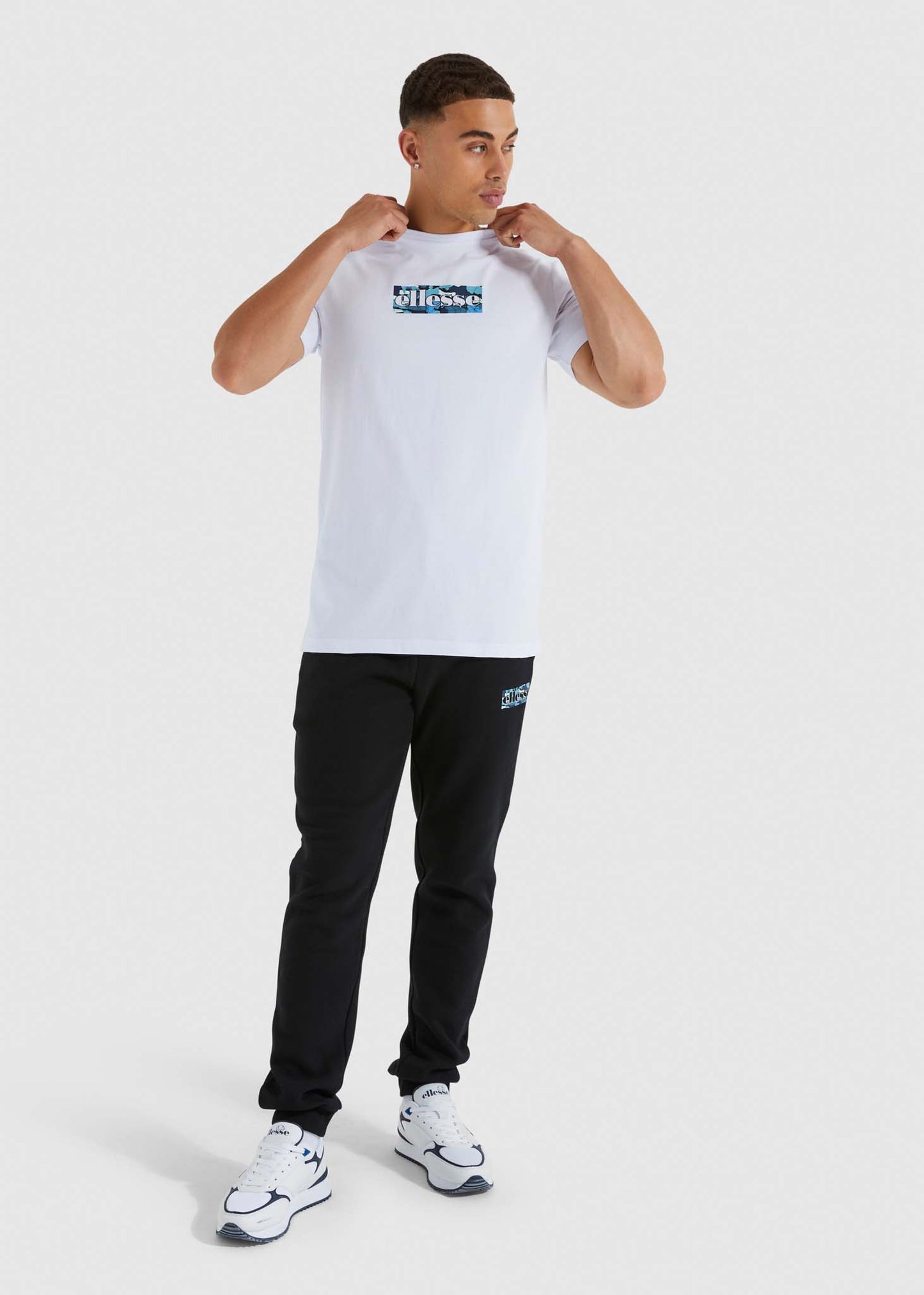 Ellesse t-shirt white with print