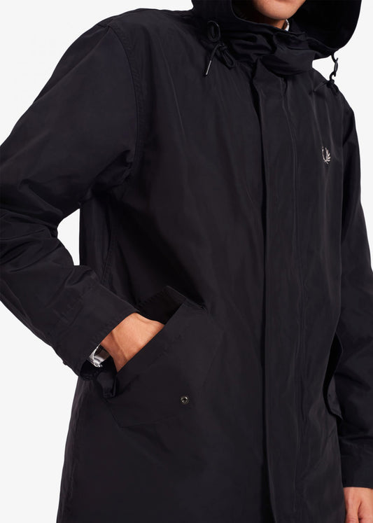 Fred Perry shell parka zwart