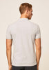 Hackett London Polo's  Cotton pique polo shirt - light grey marl 