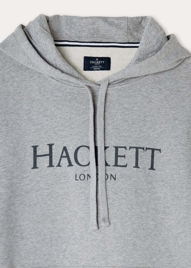 Hackett London Hoodies  Logo hoodie - light grey marl 
