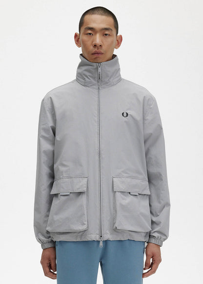 Fred Perry Jassen  Patch pocket zip through jacket - limestone 