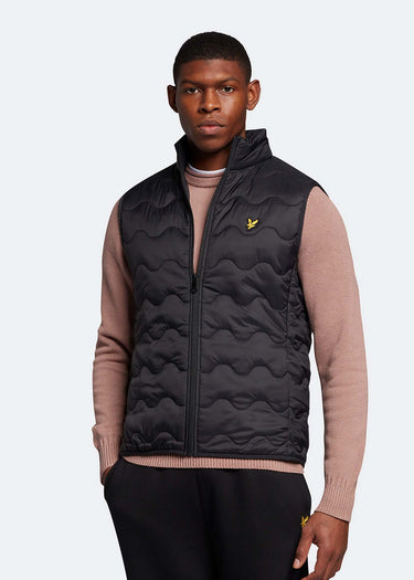 Lyle & Scott Bodywarmers  Crest quilted gilet - jet black 