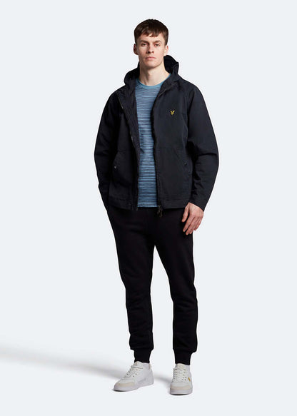 Lyle & Scott Jassen  Garment dyed zip through jacket - dark navy 