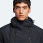 Hooded overhead jacket - lacquer
