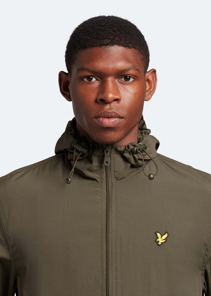 Lyle & Scott Jassen  Zip through hooded jacket - olive 