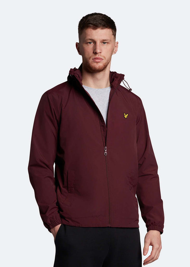 Lyle & Scott Jackets  Zip through hooded jacket - burgundy 