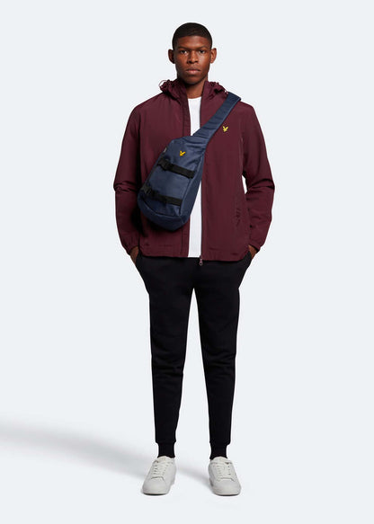 Lyle & Scott Jassen  Zip through hooded jacket - burgundy 